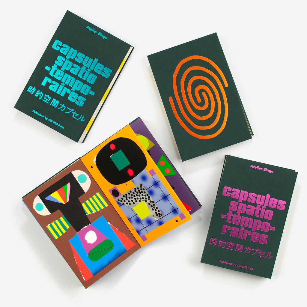 CAPSULES SPATIO-TEMPORAIRES, Mini book, 9.5 x 14.2 cm – by Atelier Bingo