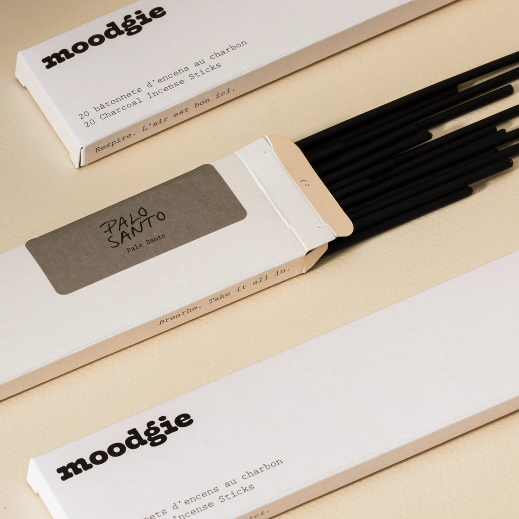 CHARCOAL INCENSE STICKS (Palo Santo) — by Moodgie