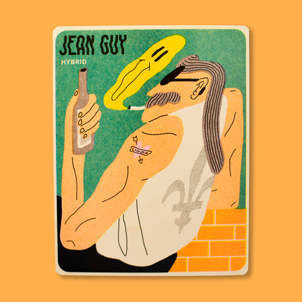 JEAN GUY, 5” X 6.5” — by Aless MC