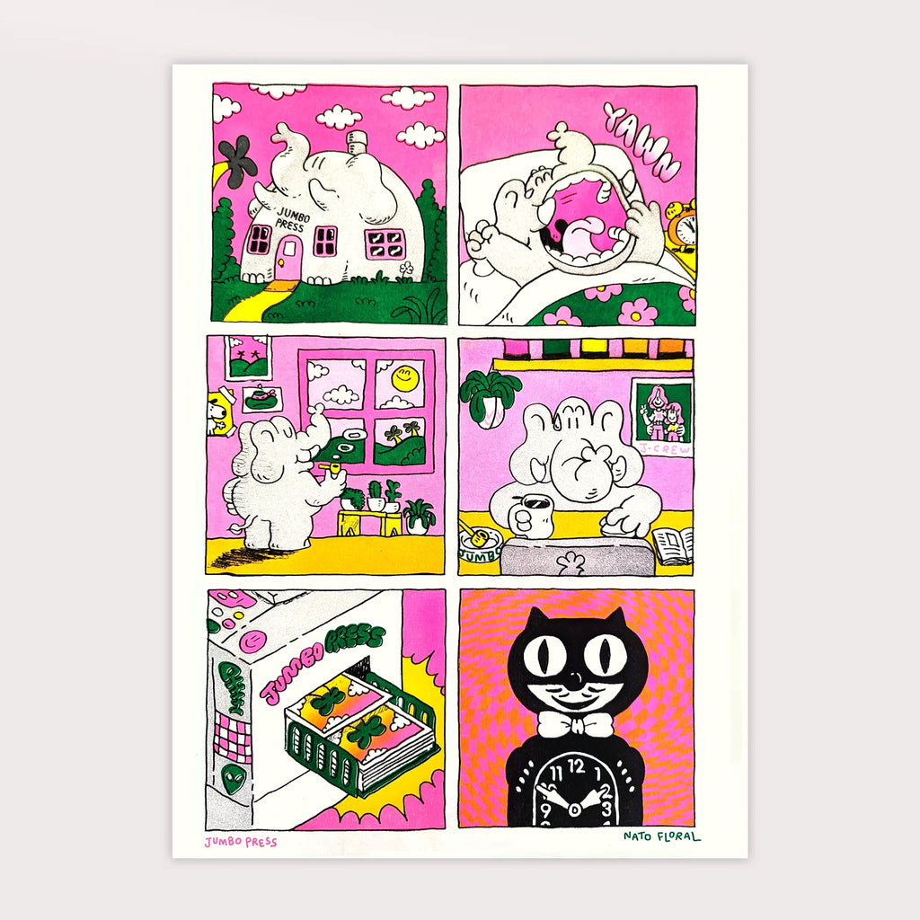 JUMBO COMIC PRINT, 29,7 x 42 cm (A3) – by Nato Floral