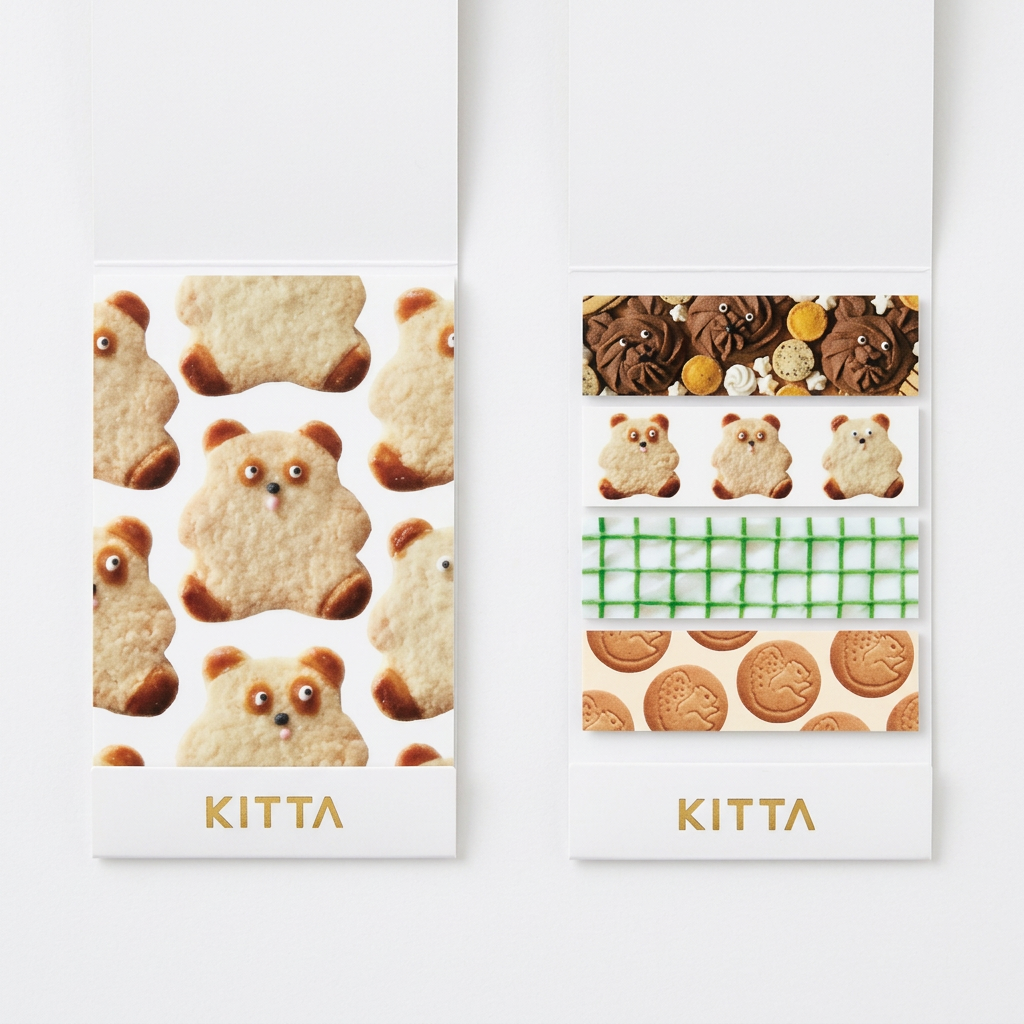 BISCUITS - Feuilles de ruban washi Kitta — par Hitotoki