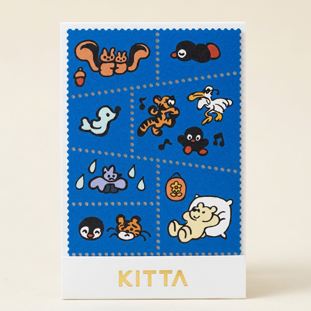 FRIENDS - KITTA Stamp-style washi sticker — by Hitotoki