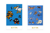 FRIENDS - KITTA Stamp-style washi sticker — by Hitotoki