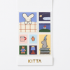 BEDTIME - KITTA Stamp-style washi sticker — by Hitotoki