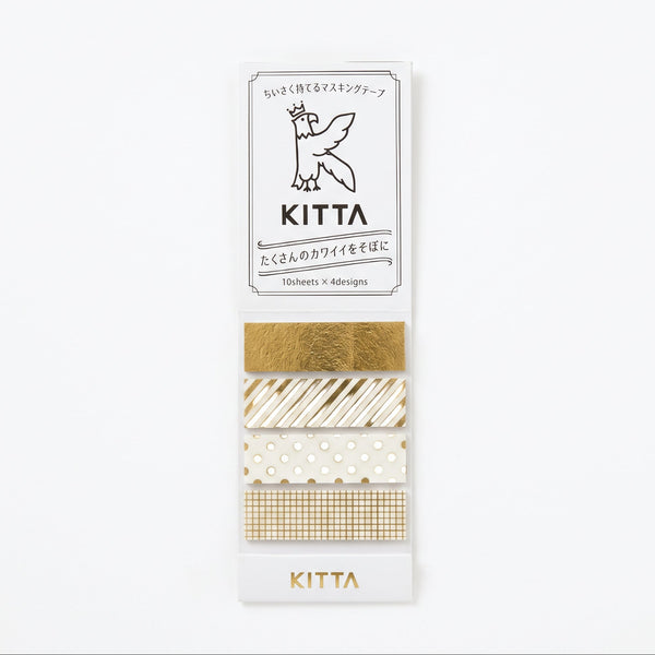 KITTA WASHI TAPE SHEETS - Gold Mix — by Hitotoki