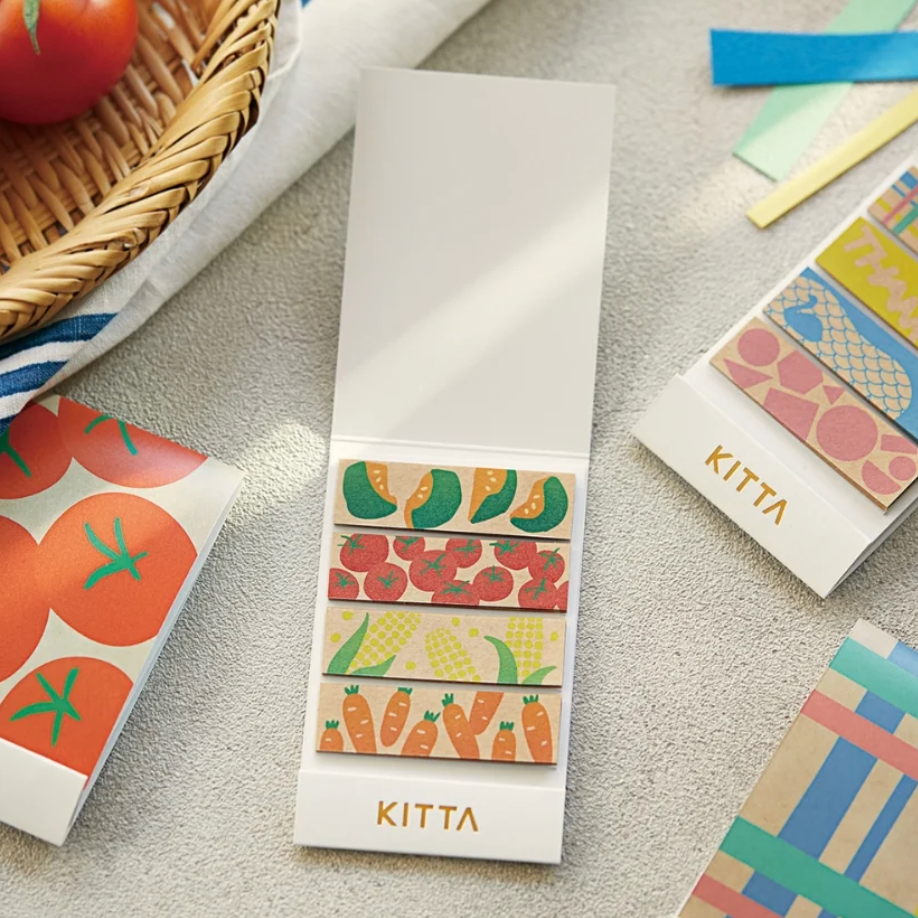 FEUILLES DE RUBAN WASHI JAPONAIS KITTA - Légumes — par Hitotoki