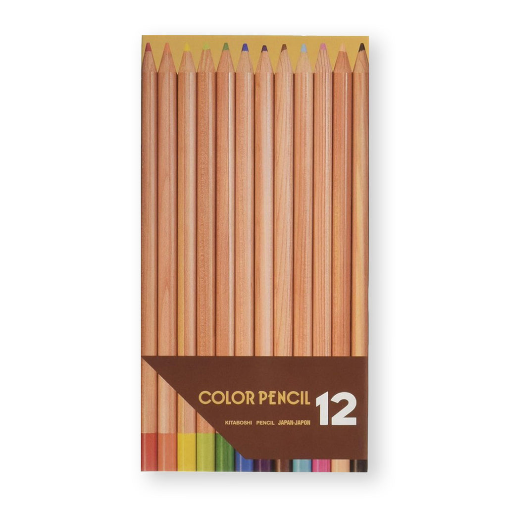 12 COLOR PENCILS — by Kitaboshi