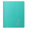 KOVERBOOK SILVER NOTEBOOK A5 160 PAGES (Different colours) — by Clairefontaine