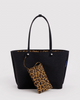GRAND SAC FOURRE-TOUT RÉVERSIBLE EN NYLON « LEOPARD MIX »  — par Baggu