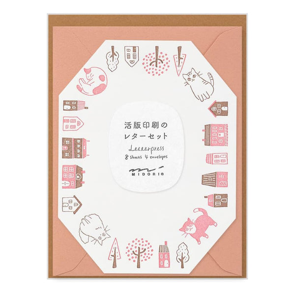 LETTERPRESS LETTER SET DIE-CUT (CAT) — by Midori