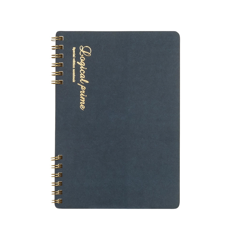 BLUE LOGICAL PRIME W RING NOTEBOOK, (Multiple sizes) – by Nakabayashi