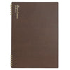 BROWN LOGICAL PRIME W RING NOTEBOOK, (Multiple sizes) – by Nakabayashi