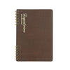 BROWN LOGICAL PRIME W RING NOTEBOOK, (Multiple sizes) – by Nakabayashi