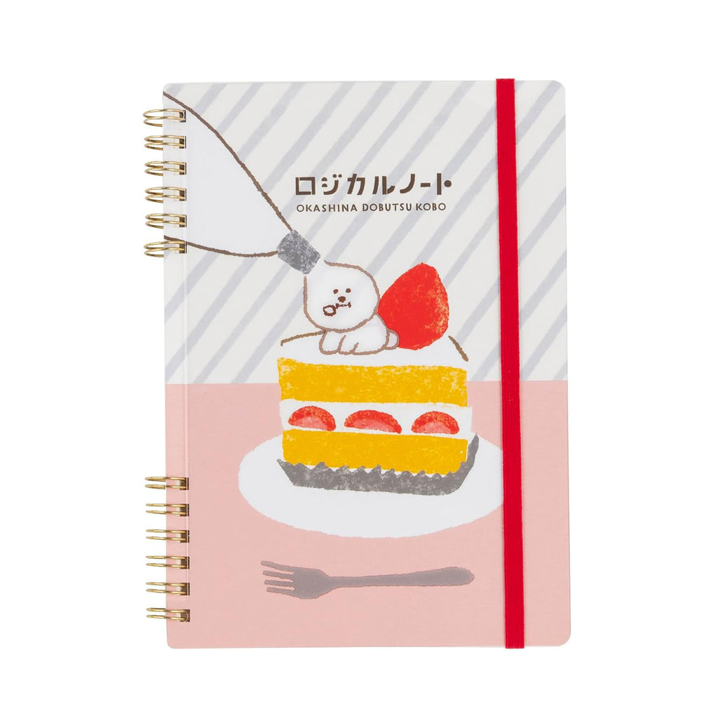 LOGICAL W RING NOTEBOOK, SHORTCAKE – by Nakabayashi