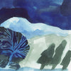 L'HIVER 1 (Original Painting) – 5.69 × 3.60 inches — by Julia GR