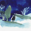 L'HIVER 2 (Original Painting) – 5.69 × 3.85 inches — by Julia GR