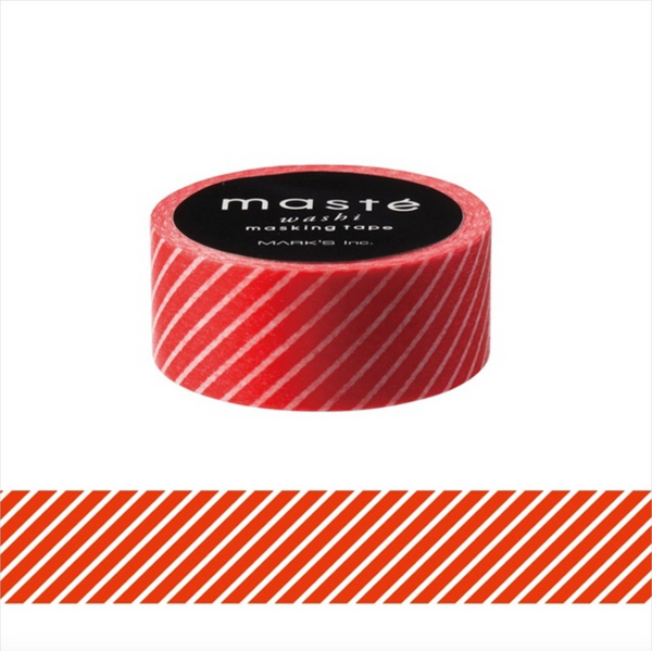 MASTÉ MASKING TAPE, RED STRIPE – by MARK’S