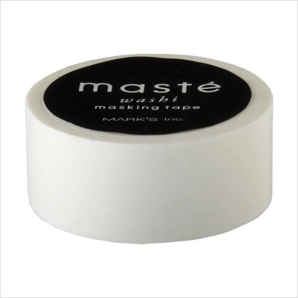 RUBAN WASHI MASTÉ, BLANC — par MARK'S
