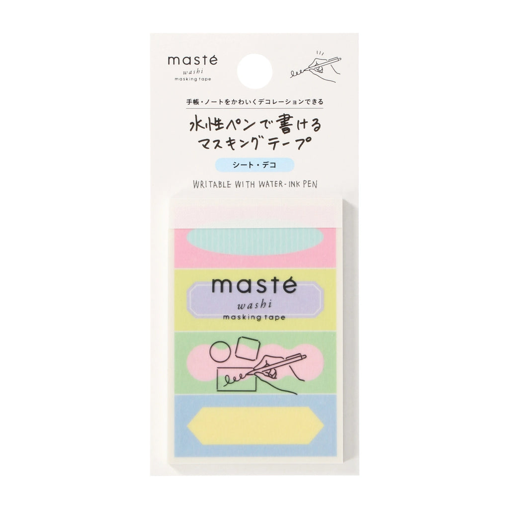 MASTÉ JAPANESE WASHI TAPE SHEETS - Title Frame — by Mark's
