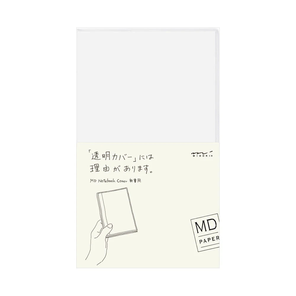 CLEAR NOTEBOOK COVER B6 Slim — by Midori