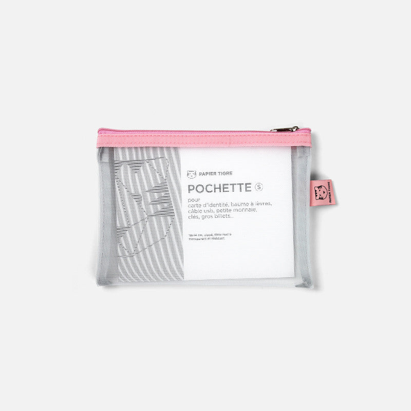 MESH POCKET S BUBBLEGUM — by Papier Tigre