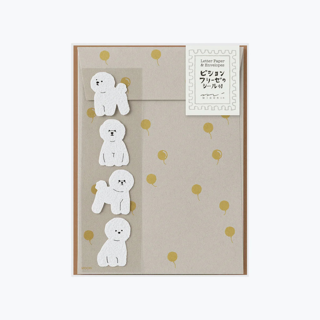 LETTER SET BICHON FRISE — by Midori