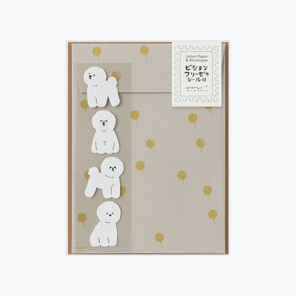 LETTER SET BICHON FRISE — by Midori