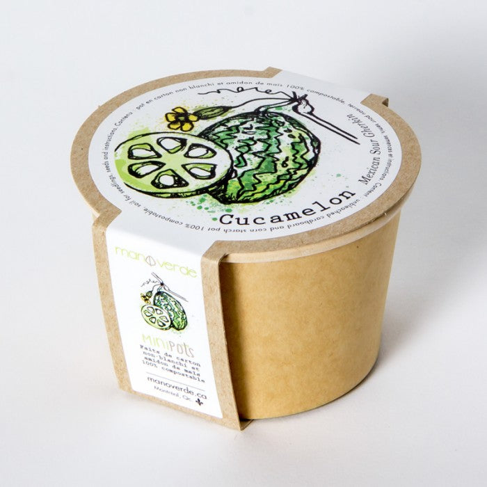 CUCAMELON SEEDS in Compostable Mini Pot – by Mano Verde