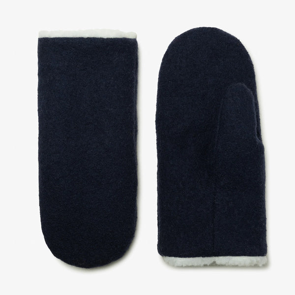 CLASSIC MERINO WOOL MITTENS – Navy (Multiple Sizes) — by Milo & Dexter