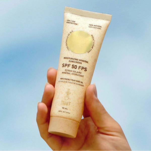 ÉCRAN SOLAIRE MINERAL HYDRATANT SPF 50 — par Tanit