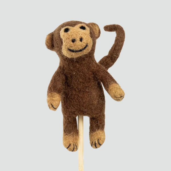 MONKEY - FINGER PUPPET — by The Winding Road