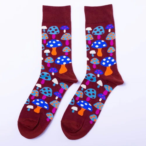 SOCKS "MUSHROOM CREW" — by Yellow Owl Workshop