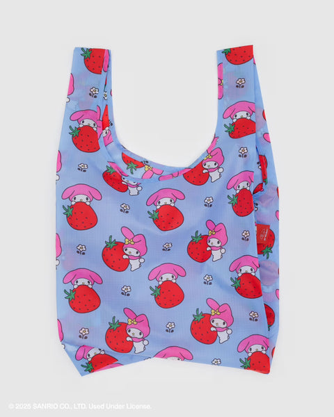STANDARD "MY MELODY STRAWBERRY" REUSABLE BAG — by Baggu