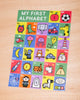 MY FIRST ALPHABET, Sticker Poster — by Luiz Stockler