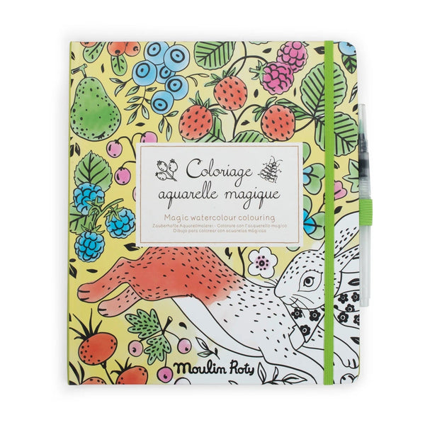 LE BOTANISTE - Magic Watercolour Colouring Book — by Moulin Roty