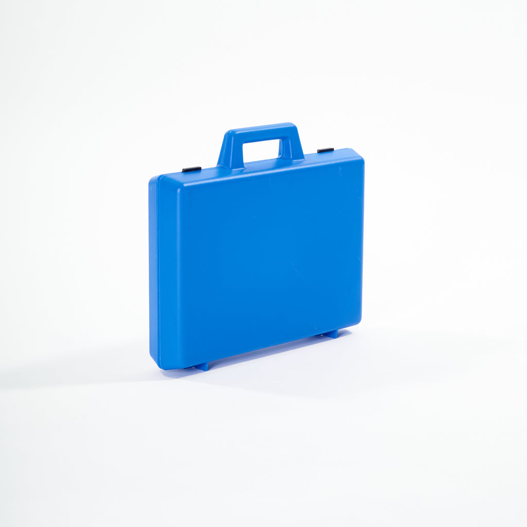 L'ATTACHÉ - Mallette vintage (bleue) — par Michel Dallaire