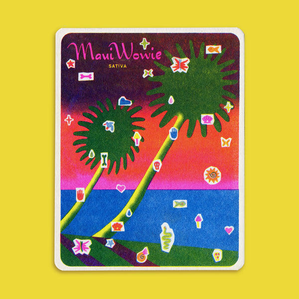 MAUI WOWIE, 5” X 6.5” — by Aless MC