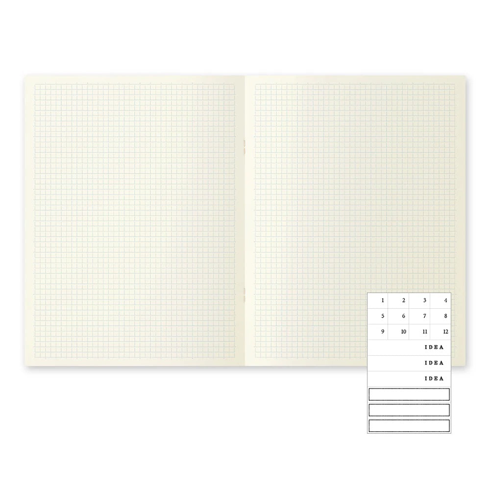 MD NOTEBOOK LIGHT A4 (ENSEMBLE DE TROIS) - PLUSIEURS STYLES — par Midori