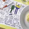 SCHMOUKS - Mini Silicone Colouring Mat with 4 Pens — by Moulin Roty