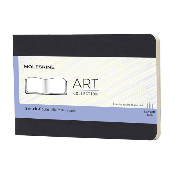 ART COLLECTION : SOFT COVER SKETCH ALBUM BLACK (Different sizes) — by Moleskine