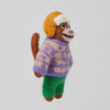MONKEY FELT ORNAMENT— by Alice Bowsher
