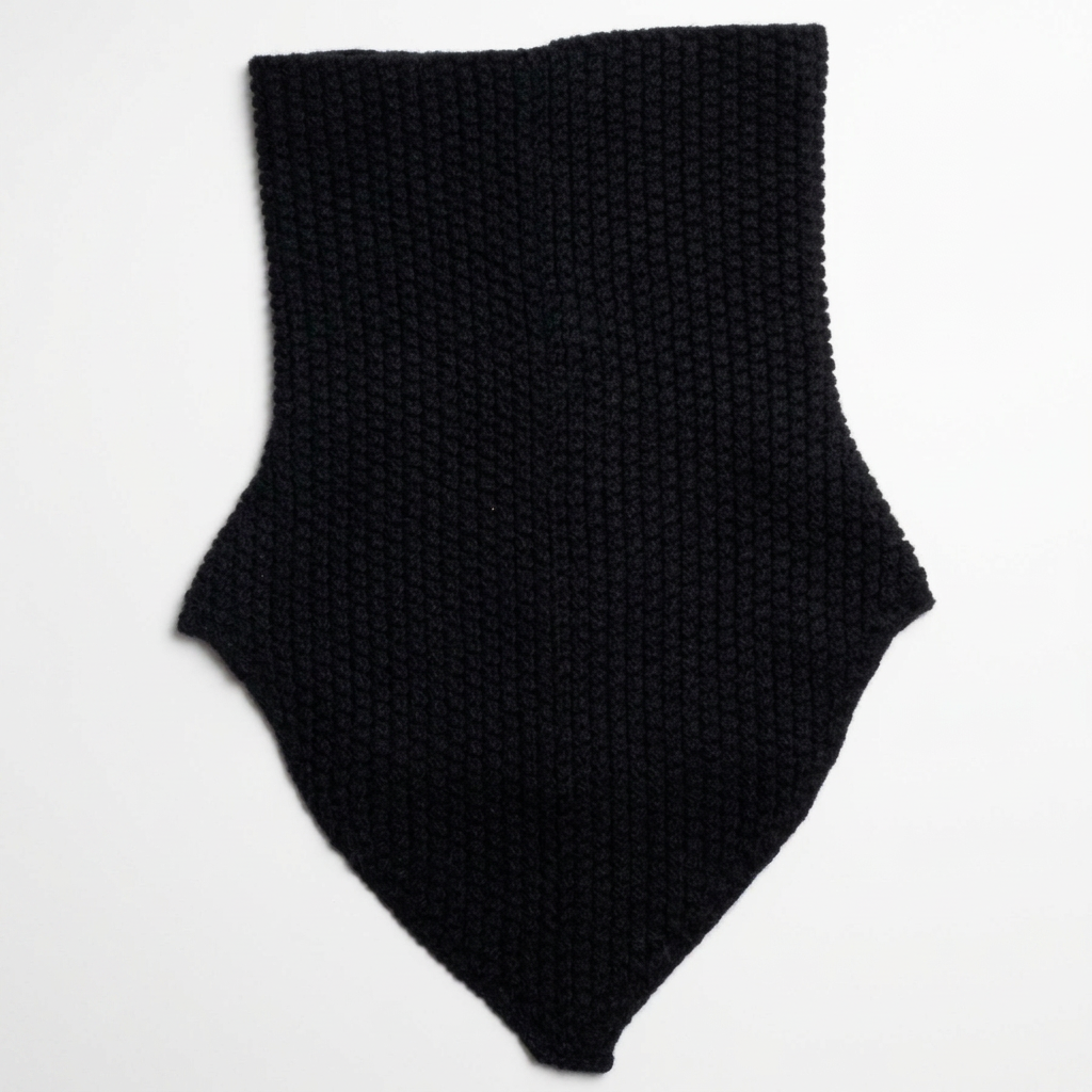 MERINO WOOL NECK WARMER, BLACK – By Lysanne Latulippe