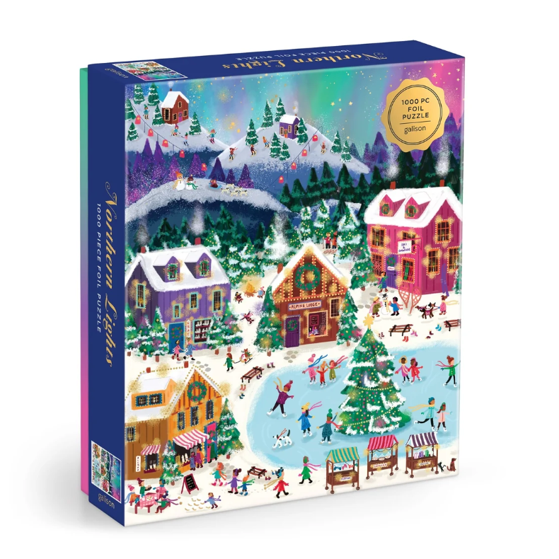 NORTHERN LIGHTS - 1000 Piece Foil Puzzle — by Joy Laforme