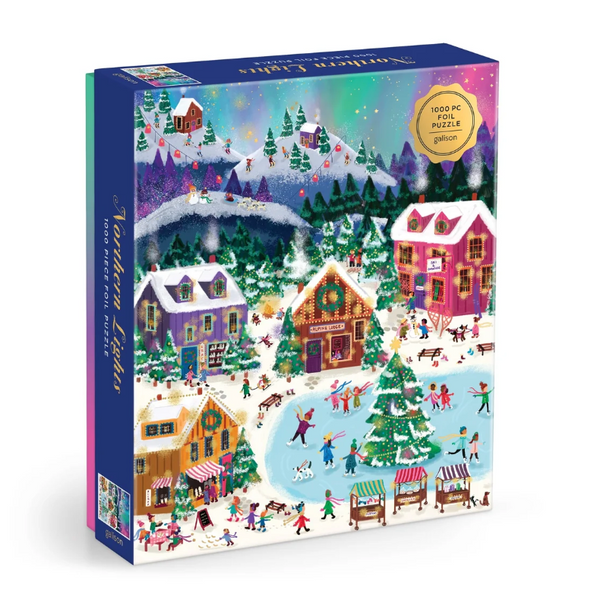 NORTHERN LIGHTS - 1000 Piece Foil Puzzle — by Joy Laforme
