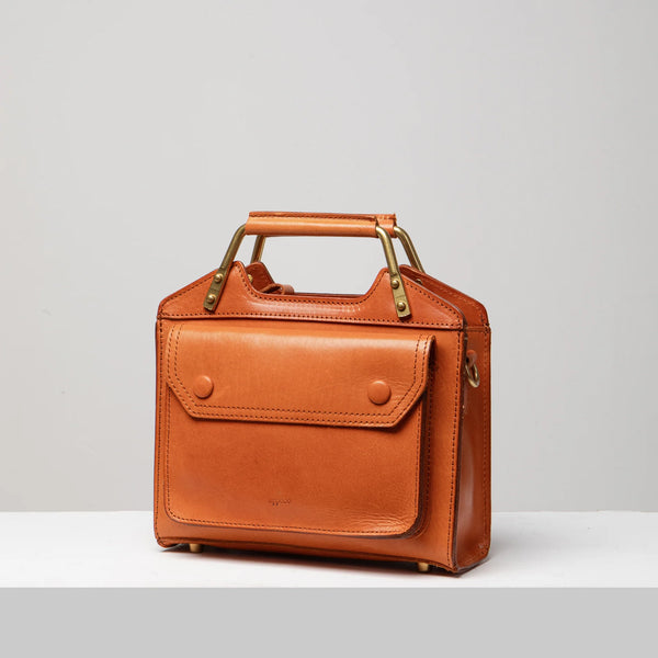 SAC BANDOULIÈRE NEO RETRO PETIT - Abricot — par Uppdoo