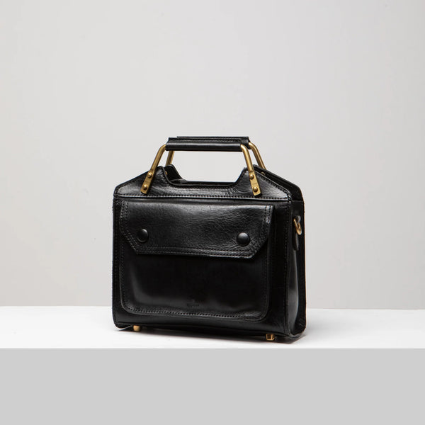 NEO RETRO MINI CROSSBODY BAG - Black — by Uppdoo