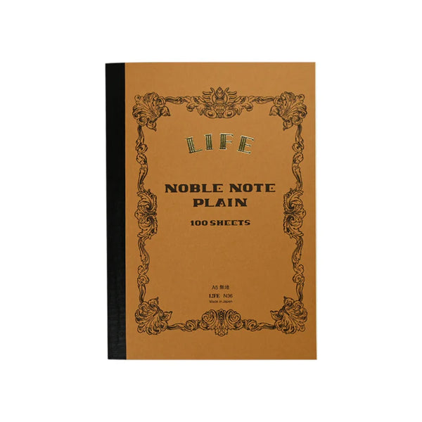 CARNET NOBLE BRUN PAGES BLANCHES (Plusieurs formats) — par LIFE