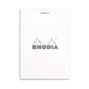 BLOC NOTES BLANC N°11 QUADRILLÉ — par Rhodia