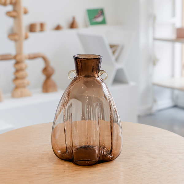 NOVEL 15 L (Sculptural glass vase) — by Fusion f.