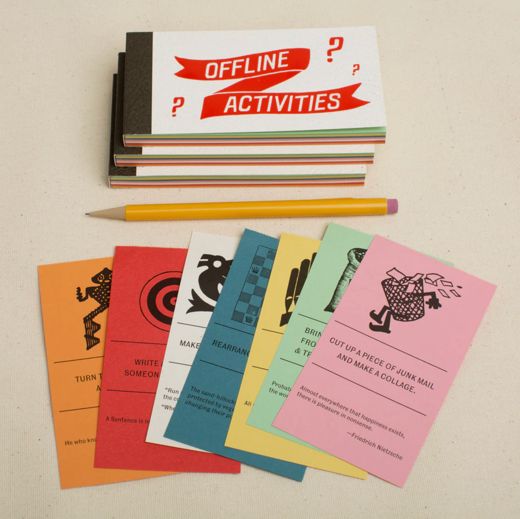 OFFLINE ACTIVITIES — par Tamara Shopsin et Jason Fulford